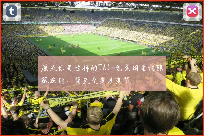 原来你是这样的TA！电竞明星的隐藏技能，简直是多才多艺！